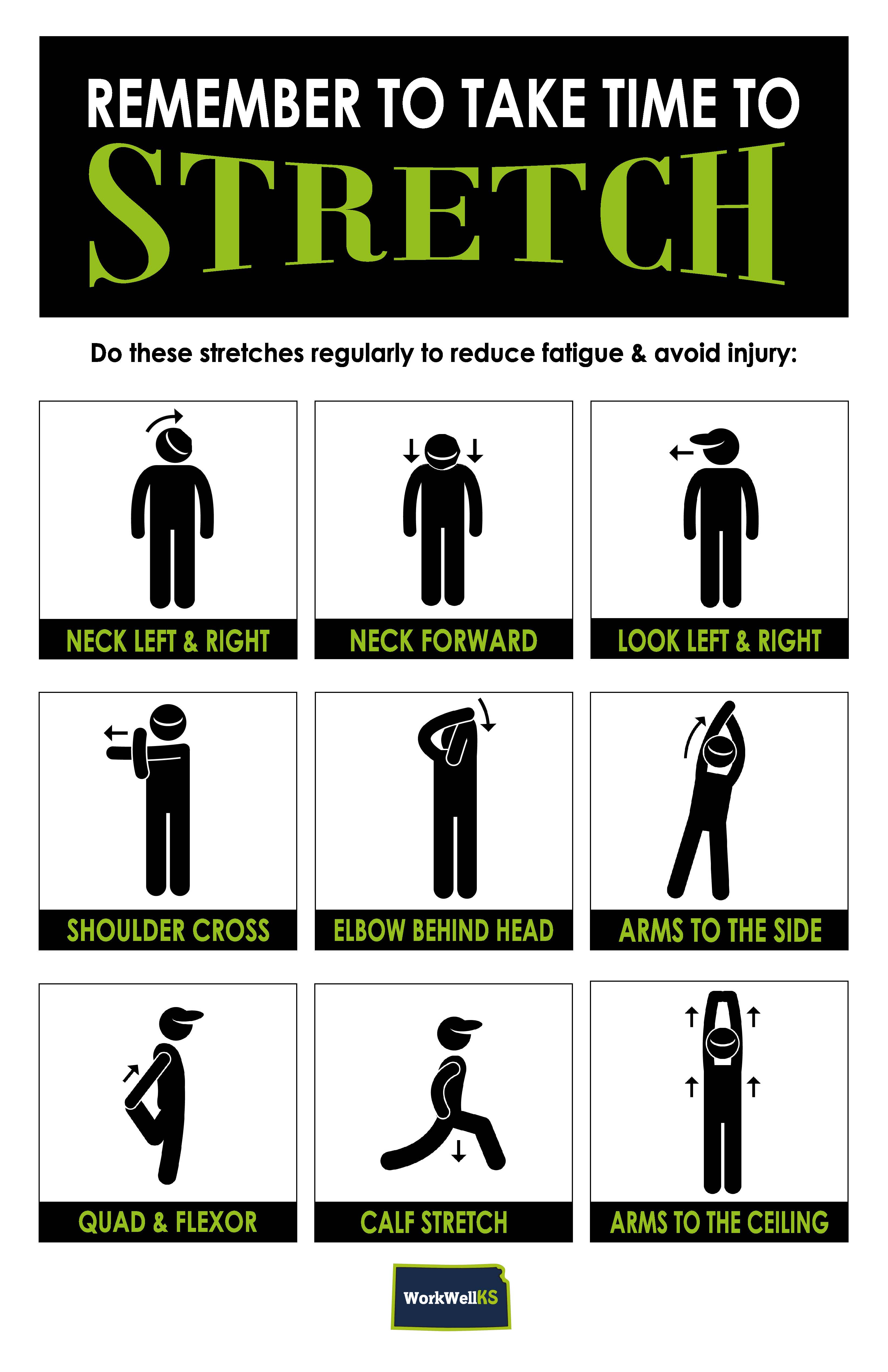 Stretching Exercises Poster